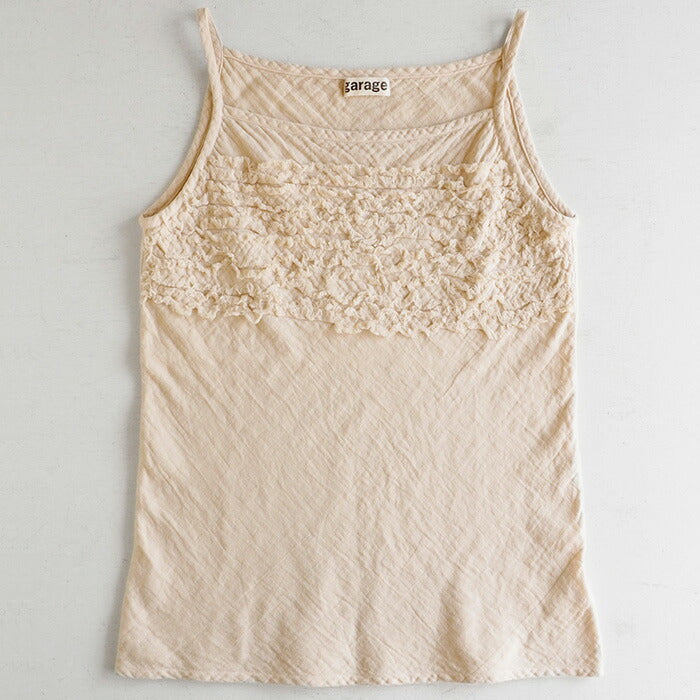 【全28色】 ガーゼ服工房garage（ガラージ） ふかふかキャミソール ダブルガーゼ レディース [TS-41]