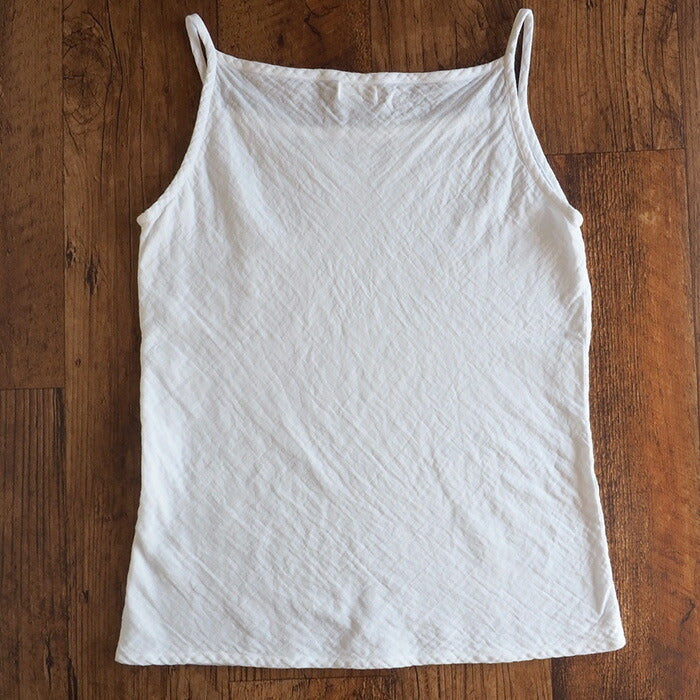 [All 28 colors] Gauze clothing studio garage (garage) Simple Camisole Double Gauze Ladies [TS-42] 