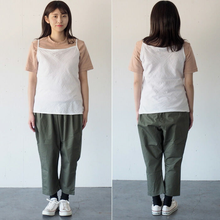 [All 28 colors] Gauze clothing studio garage (garage) Simple Camisole Double Gauze Ladies [TS-42] 