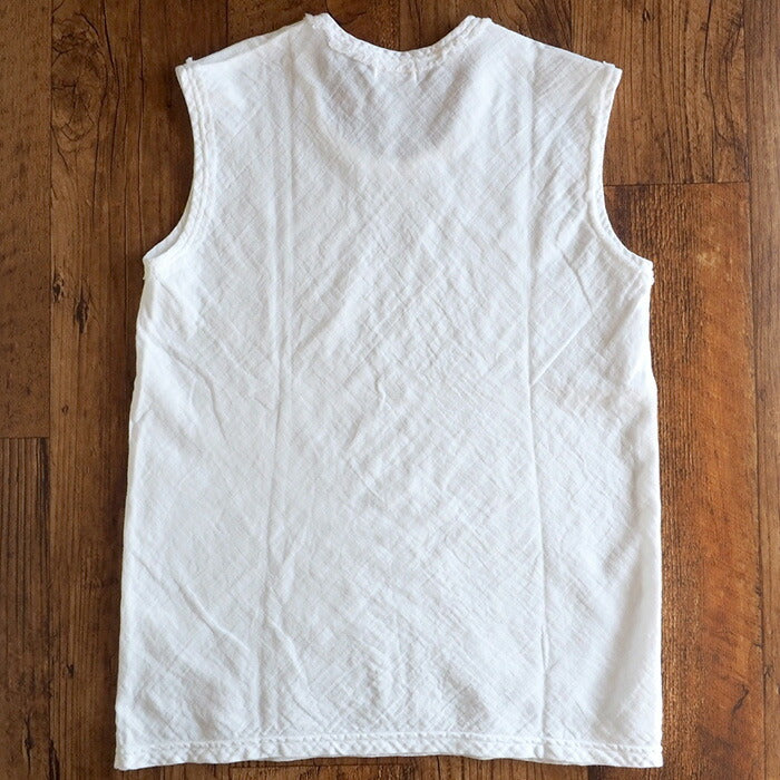 【全32色】ガーゼ服工房 garage（ガラージ）ダブルガーゼ シンプルノースリーブ レディース [TS-53-NS]