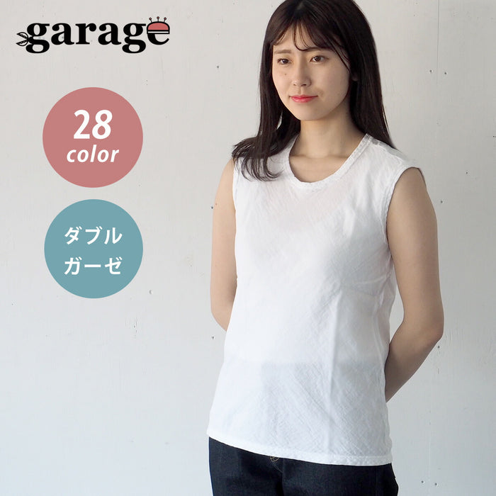【全28色】紗衣工坊車庫雙層紗布簡約無袖女裝【TS-53-NS】 