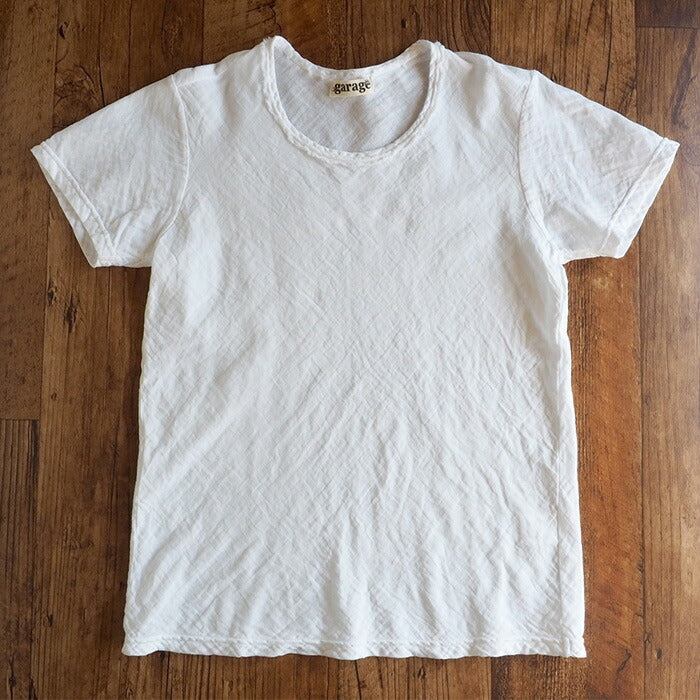 [32 colors available] Gauze clothing workshop garage Double gauze simple T-shirt short sleeves for women [TS-53-SS] 