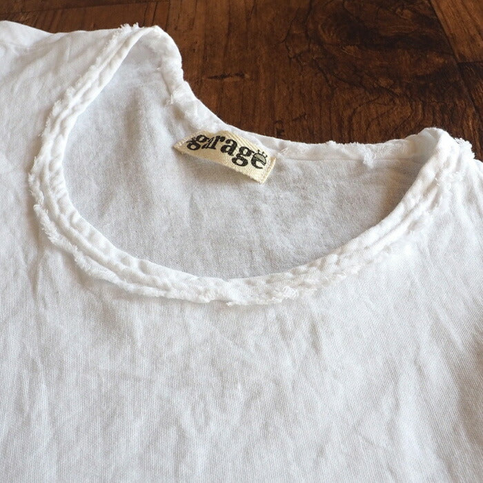 [32 colors available] Gauze clothing workshop garage Double gauze simple T-shirt short sleeves for women [TS-53-SS] 