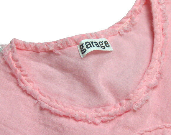 [All 25 colors] Gauze Clothing Studio Garage Double Gauze Skull Stitch T-shirt Short Sleeve Ladies [TS-60-SS] 