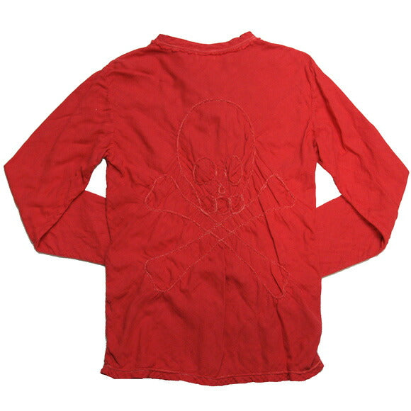 [All 25 colors] Gauze Clothing Studio Garage Double Gauze Skull Stitch T-shirt Long Sleeve Men's [TS-61-LS] 