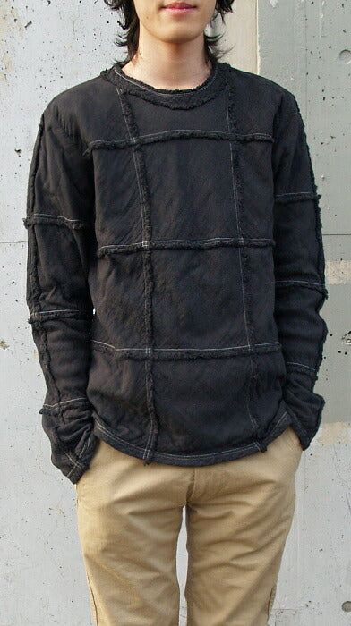 [25 colors in total] Gauze clothing studio garage (garage) 4-ply gauze square trainer Men's [TS-63] 