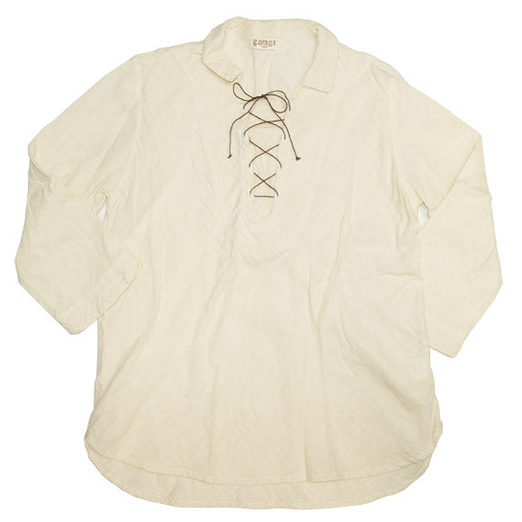 [All 27 colors] Gauze clothing studio garage (garage) double gauze shoelace shirt 3/4 sleeve men's [TS-65] 