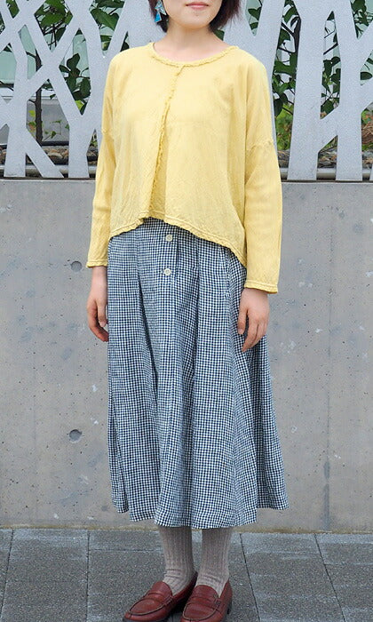 [All 28 colors] Gauze clothing studio garage (garage) double gauze yoga shirt ladies [TS-78] 