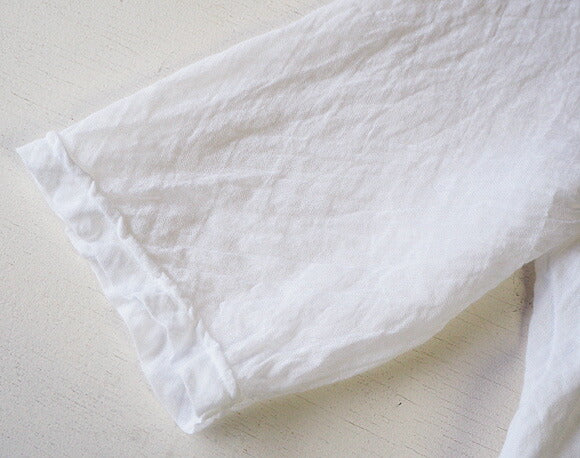 [All 28 colors] Gauze clothing studio garage (garage) Single gauze x double gauze switching T-shirt half sleeve ladies [TS-93] 