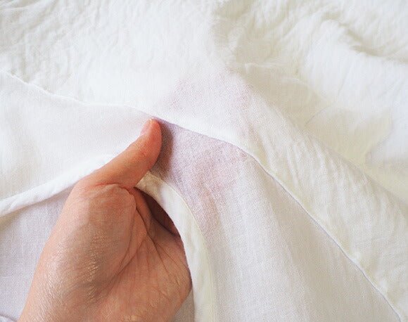 [All 28 colors] Gauze clothing studio garage (garage) Single gauze x double gauze switching T-shirt half sleeve ladies [TS-93] 