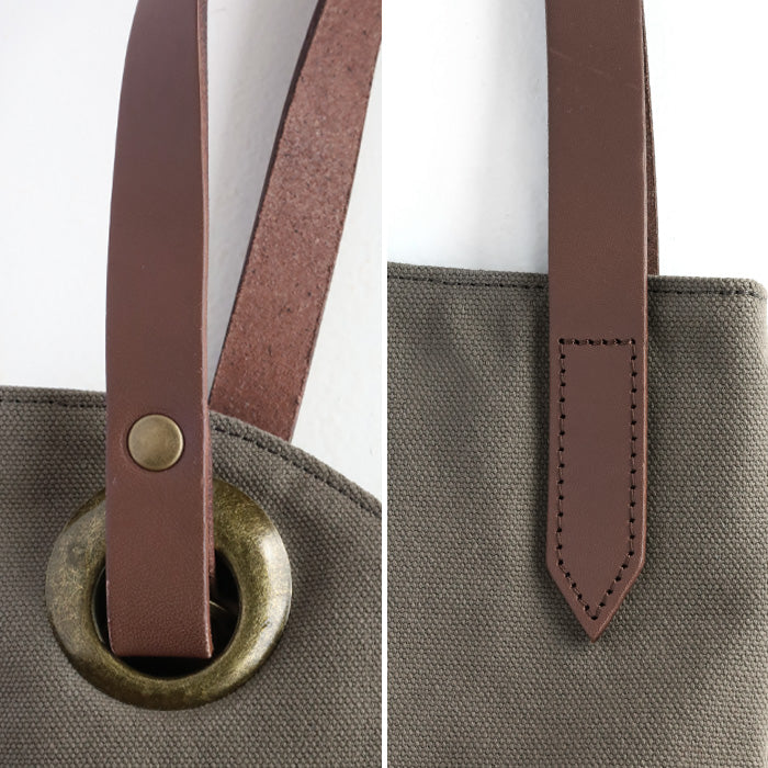 ulazan alter Asymmetric Water Repellent Canvas Tote Bag Ash Gray Women's Men's [U0209-ASGY] 