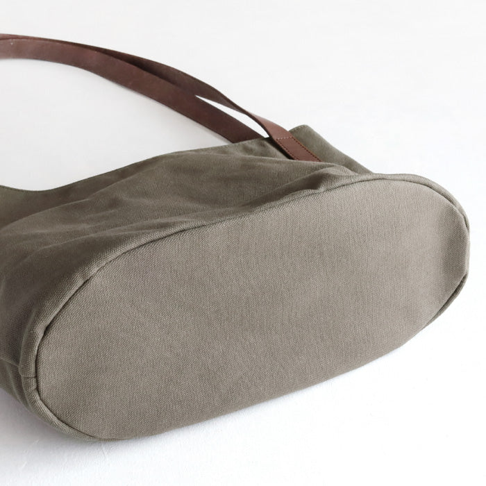 ulazan alter Asymmetric Water Repellent Canvas Tote Bag Ash Gray Women's Men's [U0209-ASGY] 