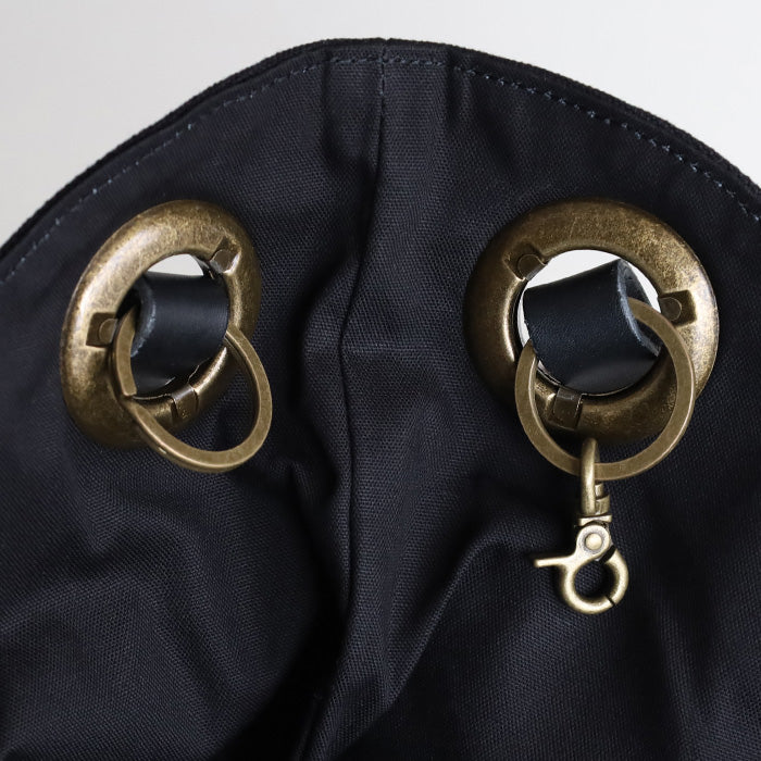 ulazan alter Asymmetric Water Repellent Canvas Tote Bag Black Women's Men's [U0209-BK] 