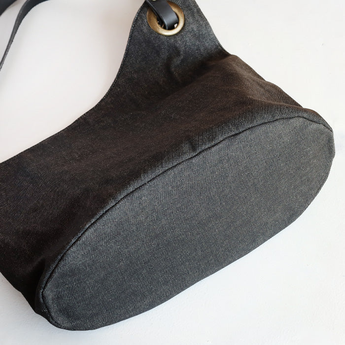 ulazan alter Asymmetric Denim Tote Bag Black Denim Women's Men's [U0209-DEN] 