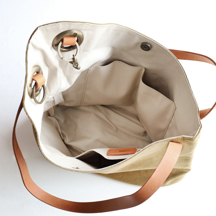 Butler Verner Sails 2WAY 托特包 Reactive 染色帆布細長手柄男士女士 [JA-2199-2] 帆布輕量大容量