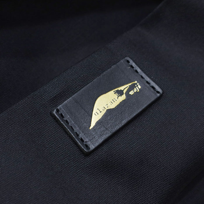 ulazan alter Asymmetric Water Repellent Canvas Backpack Black Women's Men's [U0210-BK] 