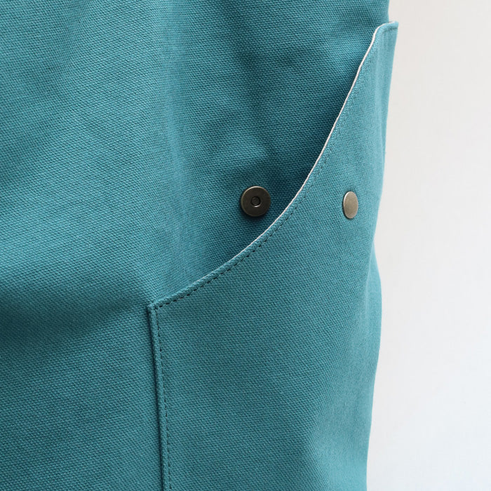 ulazan alter Asymmetric Water Repellent Canvas Backpack Coral Blue Women's Men's [U0210-CBL] 