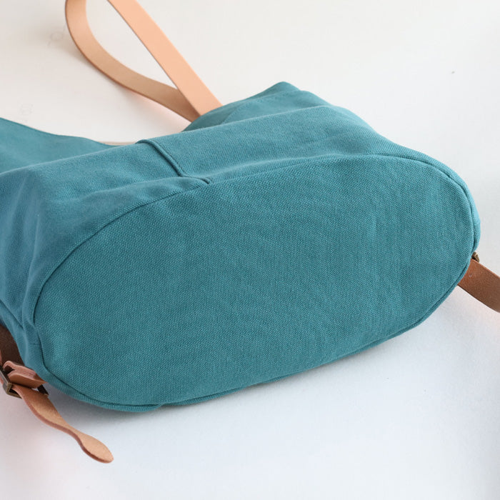 ulazan alter Asymmetric Water Repellent Canvas Backpack Coral Blue Women's Men's [U0210-CBL] 