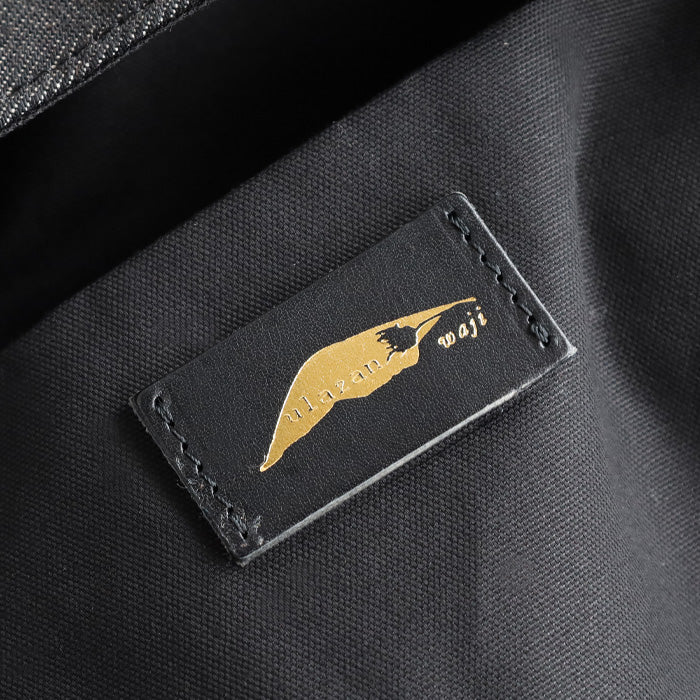 ulazan alter Asymmetric Denim Backpack Black Denim Women's Men's [U0210-DEN] 