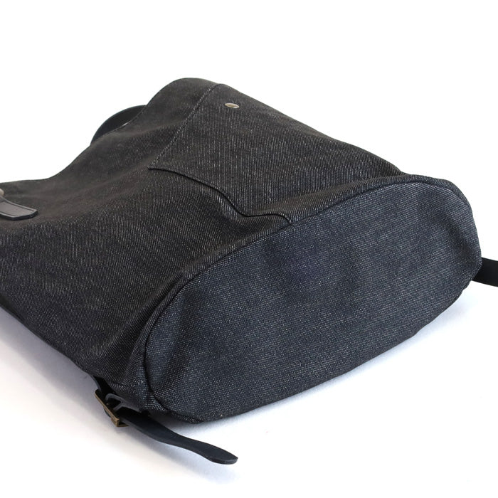ulazan alter Asymmetric Denim Backpack Black Denim Women's Men's [U0210-DEN] 