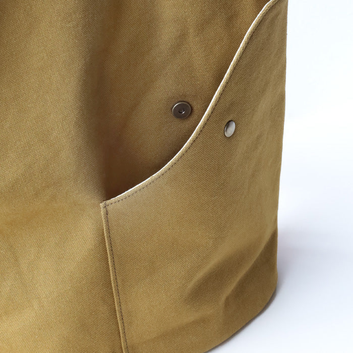 ulazan alter Asymmetric Water Repellent Canvas Backpack Olive Women's Men's [U0210-OL] 
