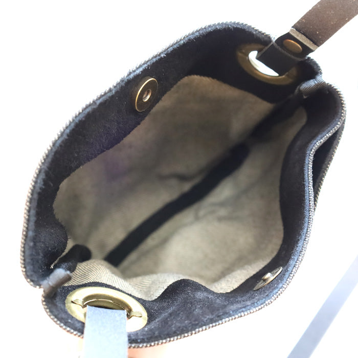 ulazan alter Asymmetric Denim Pochette Black Denim Women's Men's [U0211-DEN] 