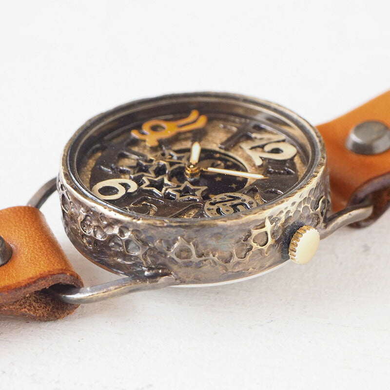 KINO(キノ) 手作り腕時計 うさぴょん SUN＆MOON [USAPYON]