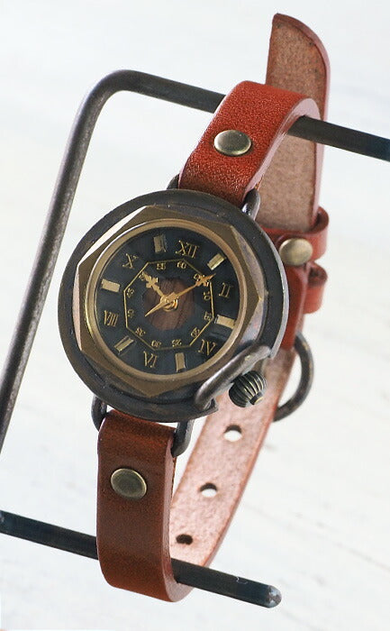 [錶盤可以選擇木製零件] vie 手工手錶“古董木”S 碼（女士）[WB-007S] 
