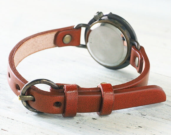 [錶盤可以選擇木製零件] vie 手工手錶“古董木”S 碼（女士）[WB-007S] 