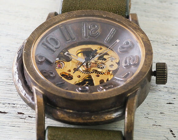 vie（ヴィー） 手作り腕時計 手巻き式 “velodrome -ベロドローム-” [WB-011]