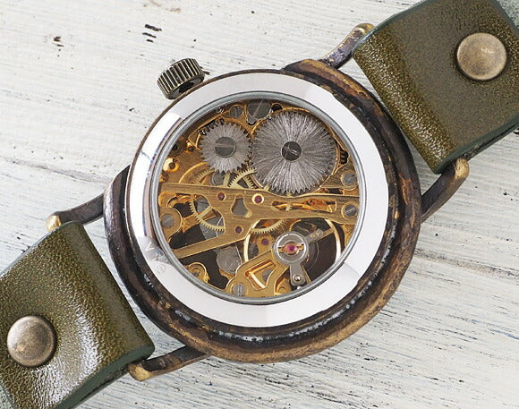 vie handmade watch hand-wound "velodrome" [WB-011] 