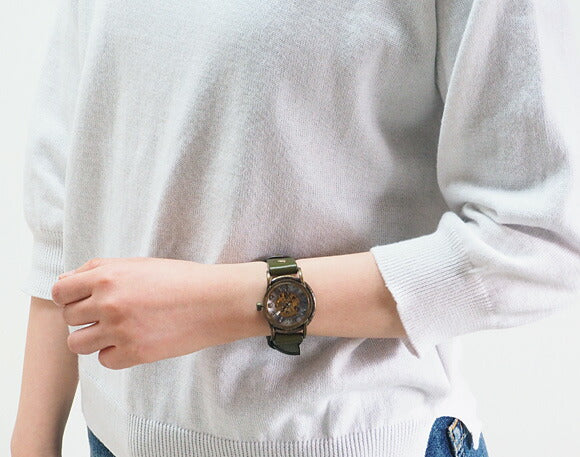 vie handmade watch hand-wound "velodrome" [WB-011] 