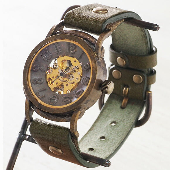 vie（ヴィー） 手作り腕時計 手巻き式 “velodrome -ベロドローム-” [WB-011]