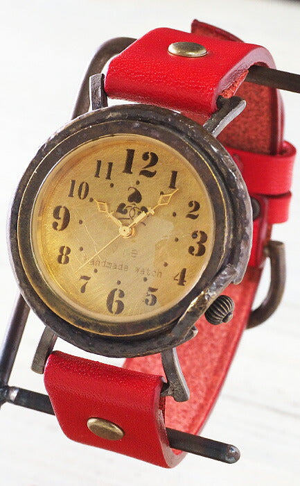 vie（ヴィー） 手作り腕時計 “hollyhock -ホーリーホック-” Mサイズ [WB-013M]