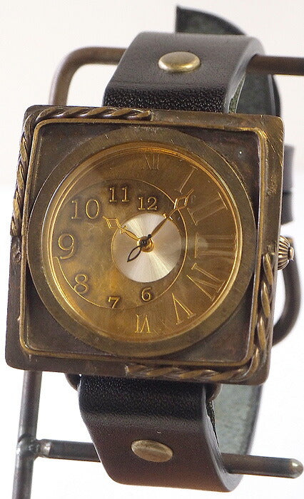 vie handmade watch “crescent moon” square type [WB-033] 