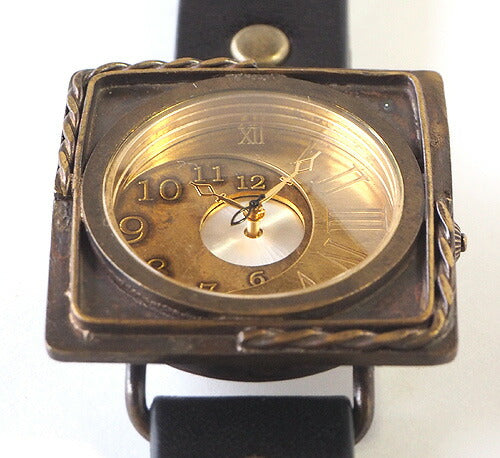 vie handmade watch “crescent moon” square type [WB-033] 