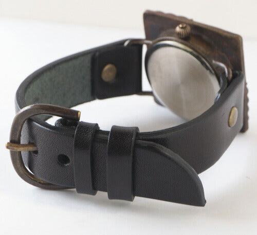 vie handmade watch “crescent moon” square type [WB-033] 