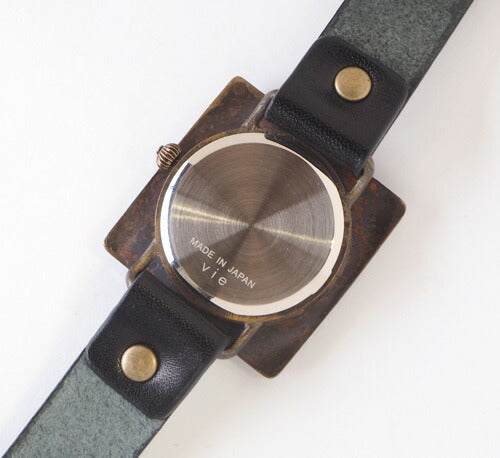 vie handmade watch “crescent moon” square type [WB-033] 