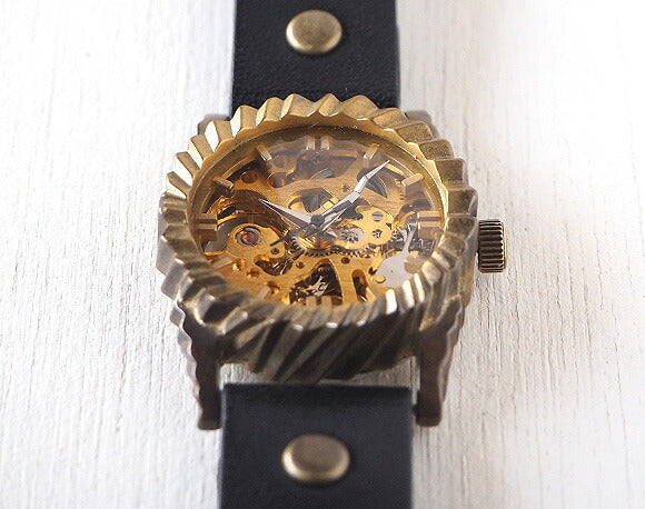 vie (Vee) handmade watch hand winding type "GEAR - gear -" [WB-034] 