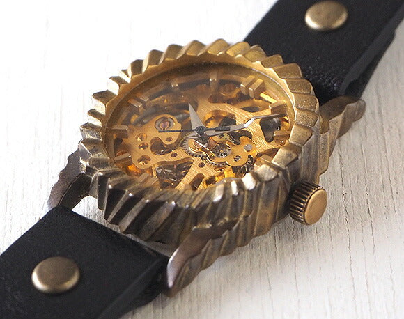 vie (Vee) handmade watch hand winding type "GEAR - gear -" [WB-034] 