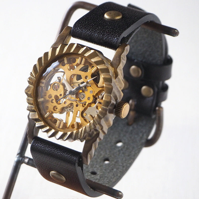 vie (Vee) handmade watch hand winding type "GEAR - gear -" [WB-034] 
