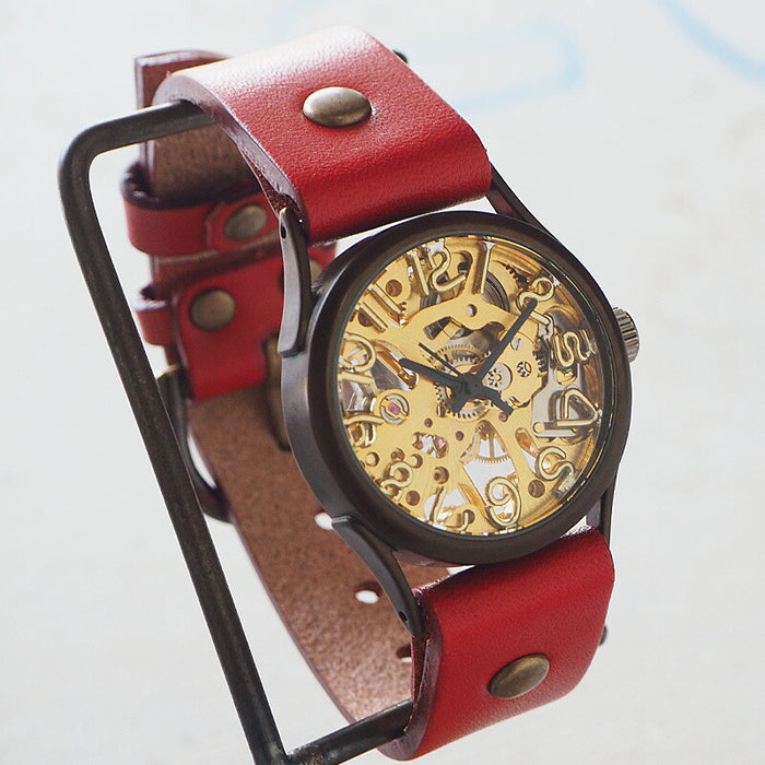 vie handmade watch hand-wound type “compact mecha” [WB-044] 