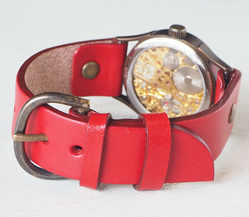 vie（ヴィー） 手作り腕時計 手巻き式 “compact mecha -コンパクト メカ-” [WB-044]