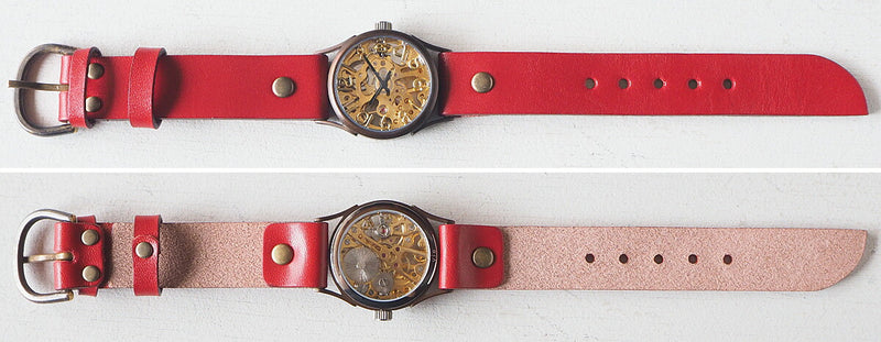 vie（ヴィー） 手作り腕時計 手巻き式 “compact mecha -コンパクト メカ-” [WB-044]