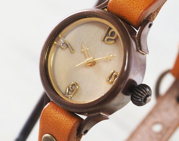 [You can choose wooden parts for the dial] vie handmade watch “simple wood” S size (ladies) [WB-045S] 