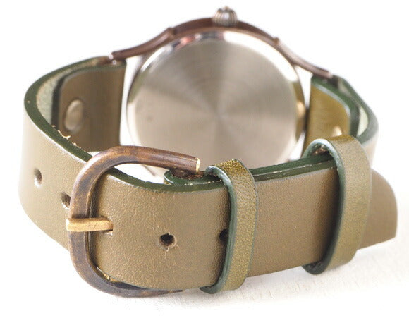 vie（ヴィー） 手作り腕時計 “DENIM STRIPE -デニムストライプ-”Lサイズ [WB-062L]