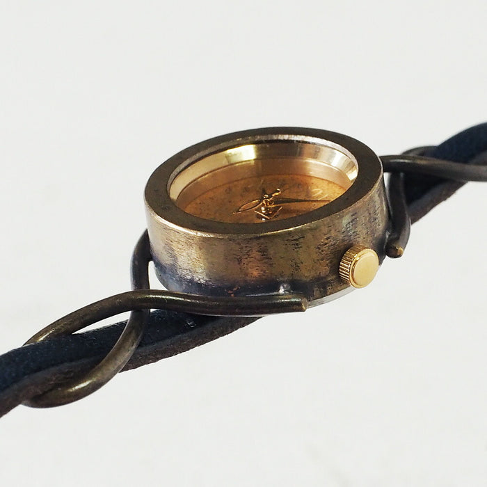 vie handmade watch “nostalgie” double belt ladies [WB-068-W-BELT] 