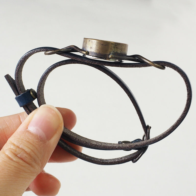 vie handmade watch “nostalgie” double belt ladies [WB-068-W-BELT] 