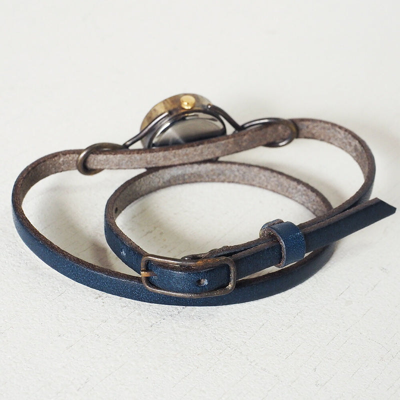 vie handmade watch “nostalgie” double belt ladies [WB-068-W-BELT] 