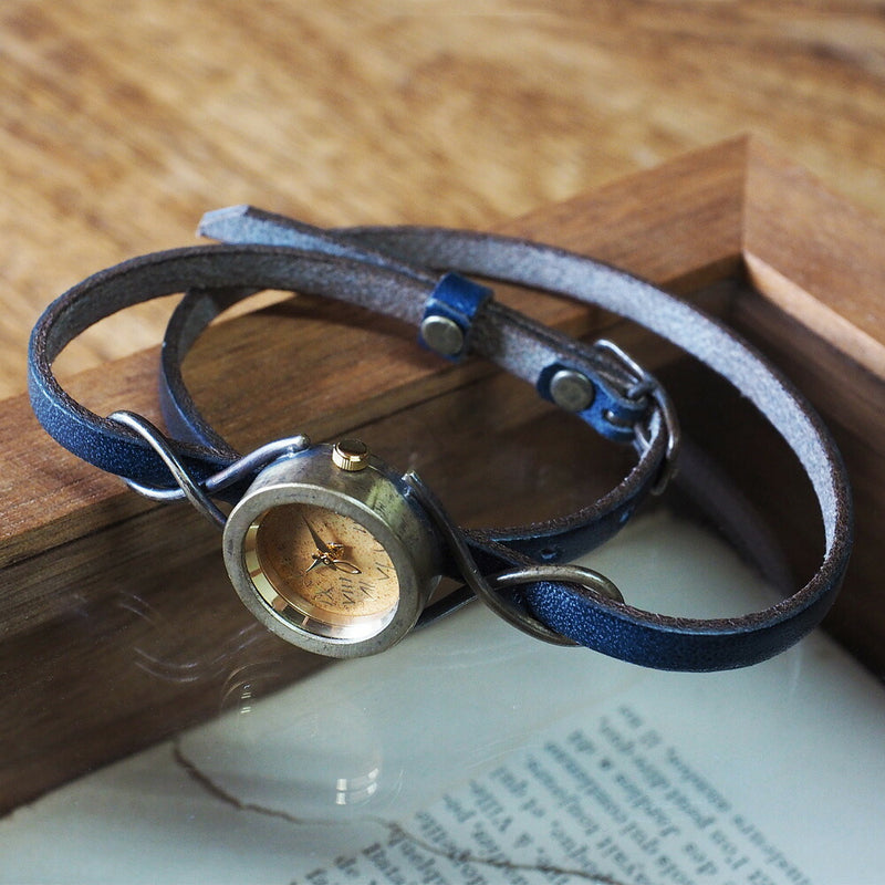 vie handmade watch “nostalgie” double belt ladies [WB-068-W-BELT] 